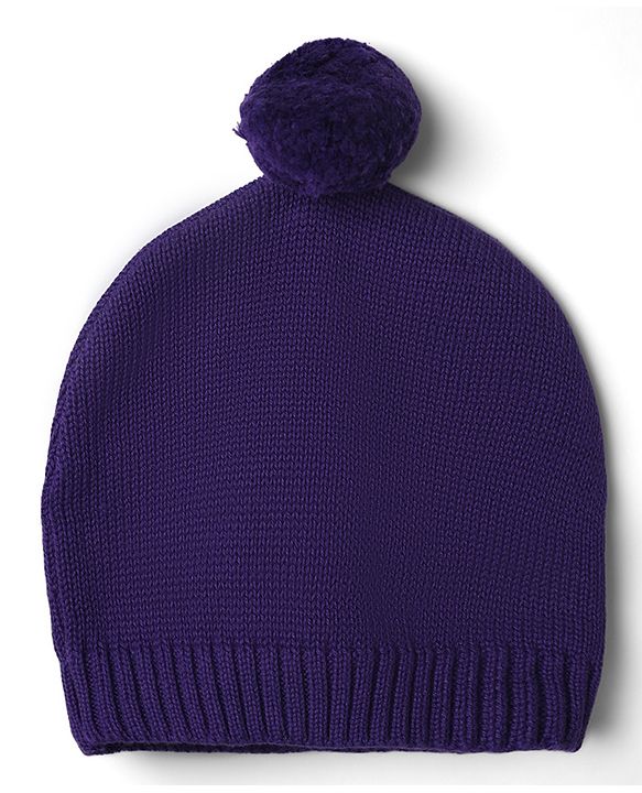 Babyhug 100% Cotton Knit Full Sleeves Sweater Set with Cap & Fox Design - Purple