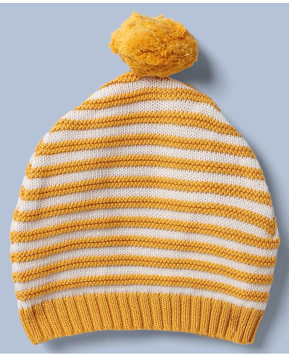 Babyhug Natural Knit SWEATER SET Regular yellow 3-6m