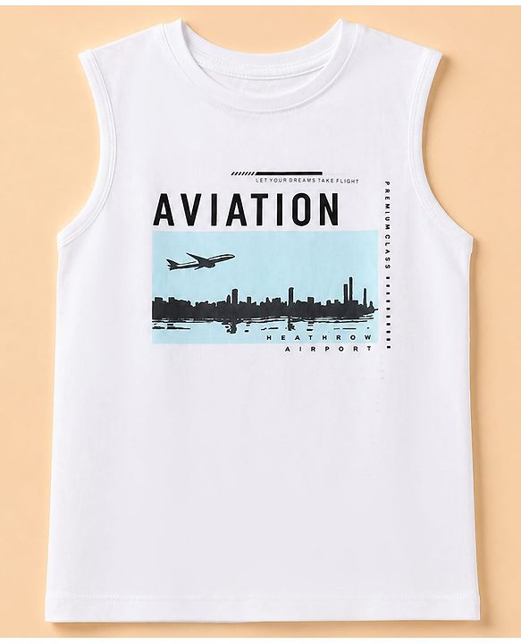 Pine Kids 100% Cotton Woven Full Sleeves Checks Shirts and T-shirt with Half Sleeves and Aviation Text Print - Mint Green