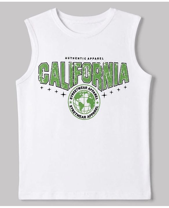 Pine Kids 100% Cotton Woven Half Sleeves Checked Shirt and T-Shirt with California Text Print - Green