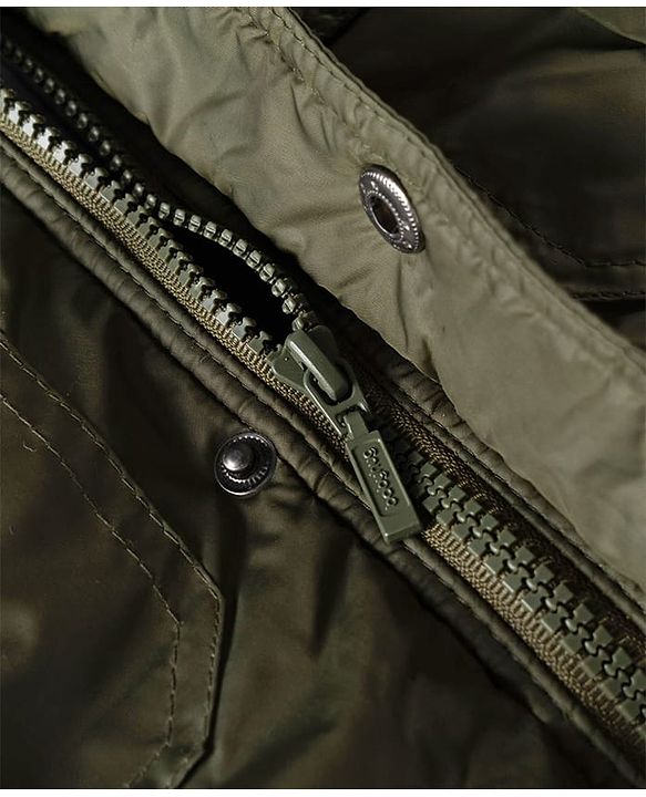 Babyhug Woven Full Sleeves Padded/Quilted/ Winter Jacket - Olive