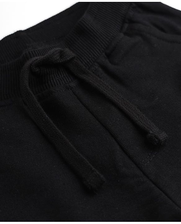 Babyhug 100% Cotton Looper Knit Jogger Fit Full Length Lounge Pant with Adventure Print in Black