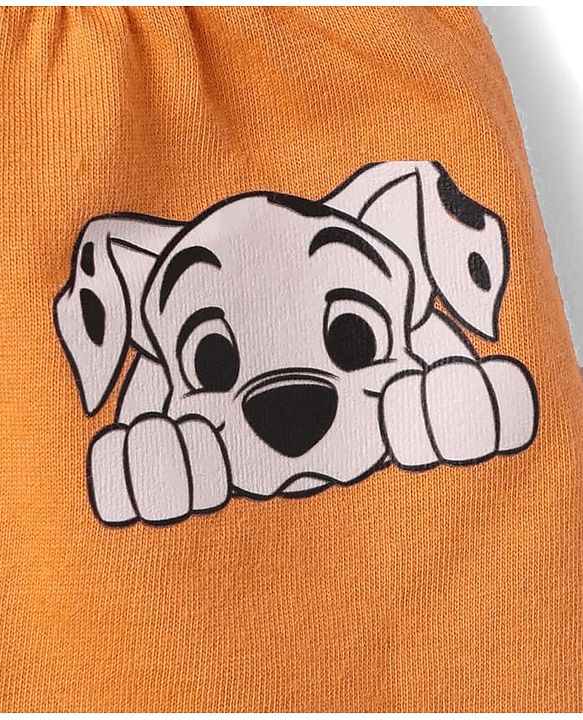 Babyhug Disney 100% Cotton Knit Briefs With Disney Character Graphic Pack Of 3 - Sky Blue Orange & Navy Blue
