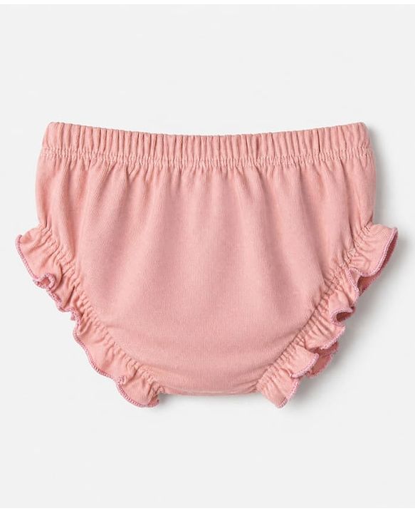 Babyhug Disney 100% Cotton Single Jersey Knit Mid Thigh Bloomers with Daisy Duck Minnie Mouse & Marie Graphic Print Pack of 3 - Pink Light Violet Light Blue