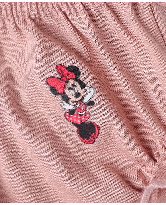 Babyhug Disney 100% Cotton Single Jersey Knit Solid Bloomers Pack of 3 in White Blue & Pink