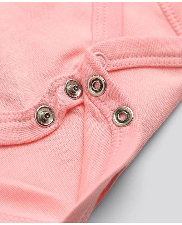 Babyhug 100% Cotton Interlock Knit Full Sleeve Onesies With Polka Dot & Floral Printed Pack of 3 - White, Lilac & Pink
