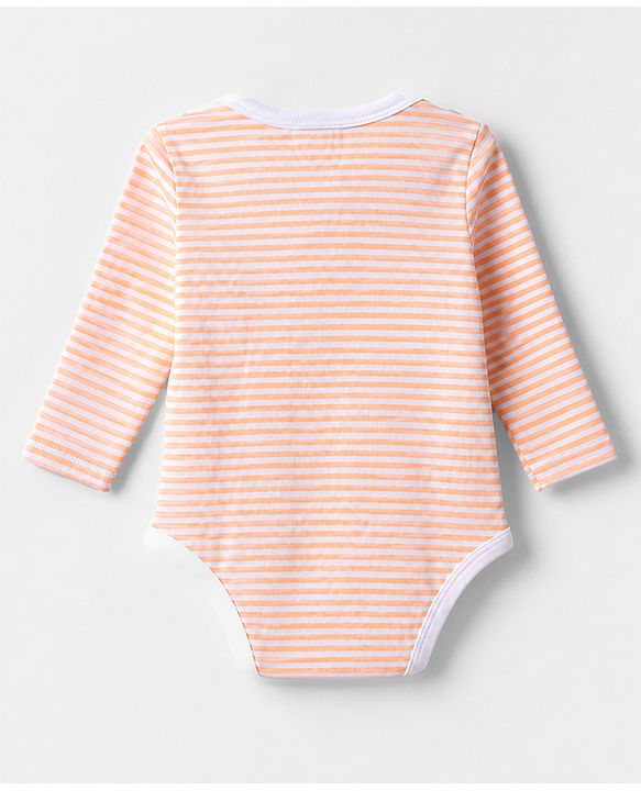 Babyhug 100% Cotton Interlock Knit Full Sleeves Onesie With Animal Print Pack of 3 - Pink & Blue