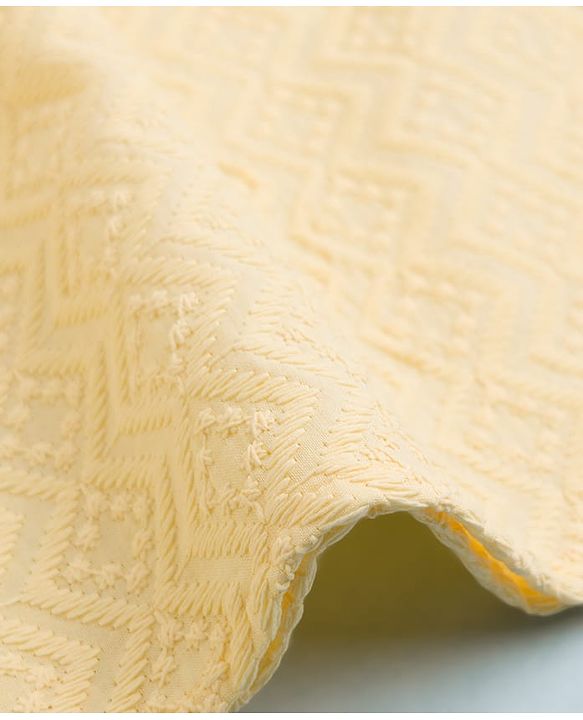 Babyhug 100% Cotton Cambric Woven Full Sleeves Kurta and Pajama with Embroidery -Yellow
