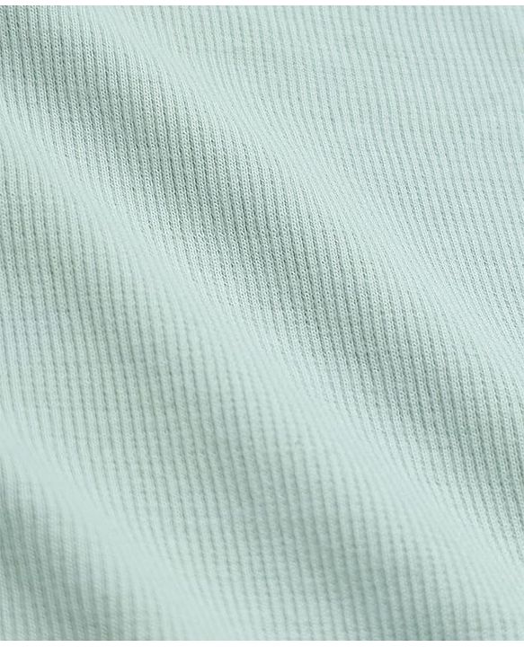 Babyhug Cotton Knit Ribbed Winter T-Shirt with Full Sleeves in Sea Green