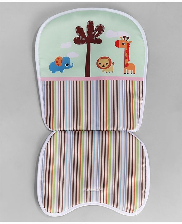 Babyhug Comfort Folding Booster Seat with 3 Point Safety Harness - Pink| Adjustable Height| Removable Food Tray| Foldable Design| Washable Seat Cover