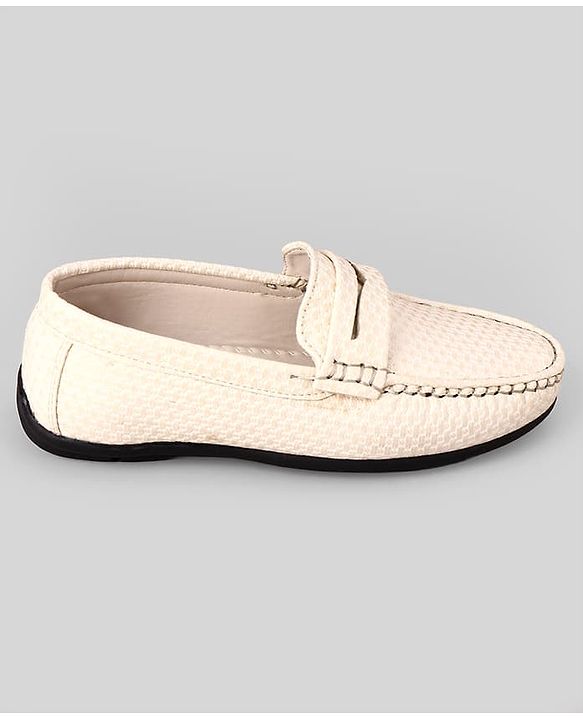 Pine Kids Formal & Party Wear Slip On Loafer - Off White