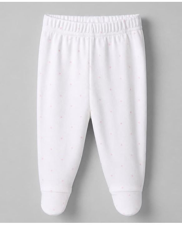 Babyhug Cotton Footed Bootie Legging With Floral Print Pack of 3 - Pink White Green