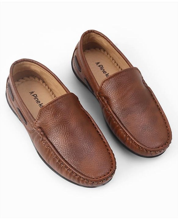 Pine Kids Formal & Party Wear Slip On Loafer - Brown