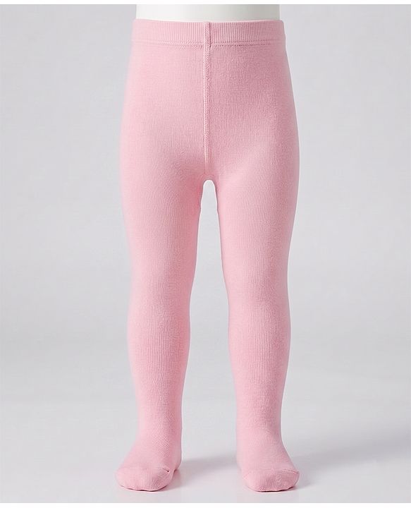 Cutewalk By Babyhug Anti-Bacterial Tights Pack Of 3 - Pink , Black & White
