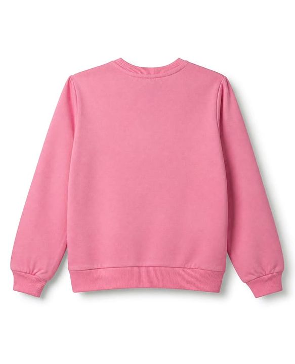 Pine Kids 100% Cotton Knit Full Sleeves Hooded Sweatshirt With Champions Text Print- PInk
