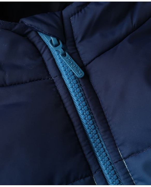 Pine Kids Woven Padded/Quilted/ Winter Jacket with Full Sleeves in Navy Blue for 4-5 Years