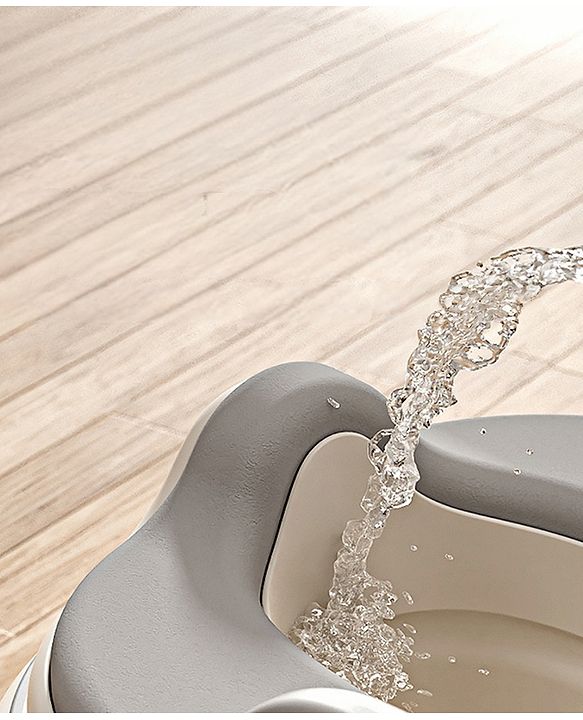 Babyhug 3-in-1 Baby Potty Chair for Toddlers | Potty Chair, Potty Seat & Step Stool| Removable Seat Insert| Side Handles| Raised Backrest| Splash Guard| Easy to Clean| Potty Training Essential - Grey