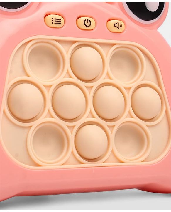 Babyhug Fast Push Pop Light-Up Game - Sea Green| Fidget Toy for Kids & Adults| 4 Modes: Pass Through, Memory, Scoring & Multiplayer| Push Buttons with Light & Music| BIS Certified| Screen-Free Play