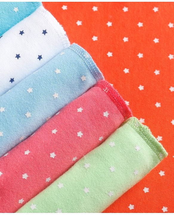 BABYHUG COTTON KNIT TERRY HAND AND FACE TOWEL PACK OF 8