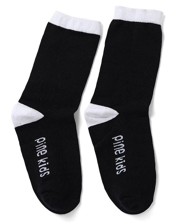 Pine Kids Cotton Mix Knit Socks With Pine Kids Text & Ankle Length Pack Of 5 In Blue