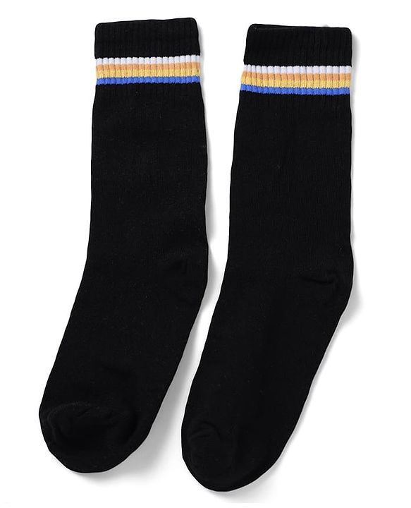 Pine Kids Knit Solid Socks Pack of 5 in Blue
