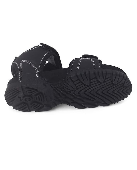 Pine Kids PU Velcro Sandals - Black