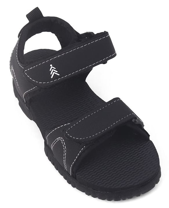 Pine Kids PU Velcro Sandals - Black
