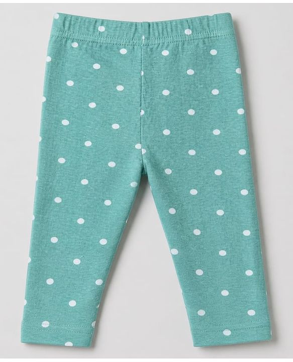 Babyhug Cotton Lycra Full Length Leggings With Polka Dot & Floral Print Pack of 3 - Pink