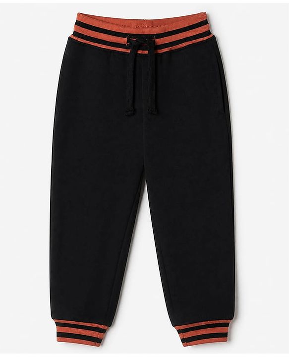 Pine Kids Cotton Knit Full Sleeves Winter Wear Suits with Be Your Own Boss Print -Dark Orange