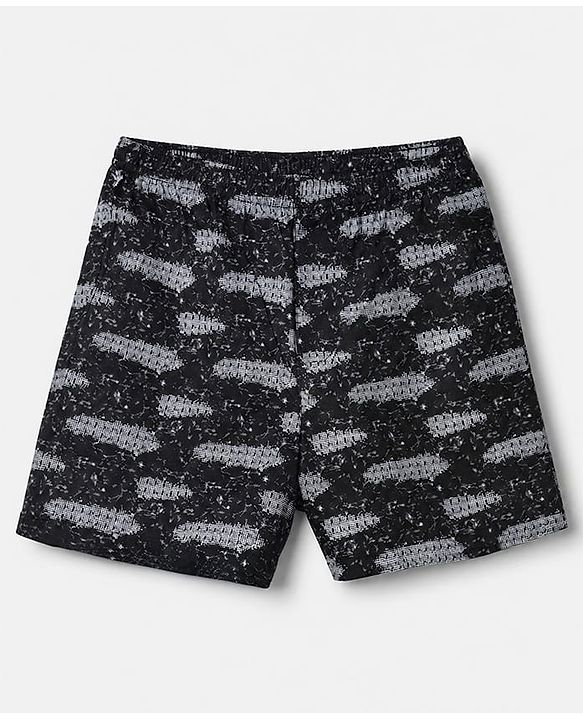Pine Kids Cambric Woven Boxer With Print Pack of 2 - Blue Black
