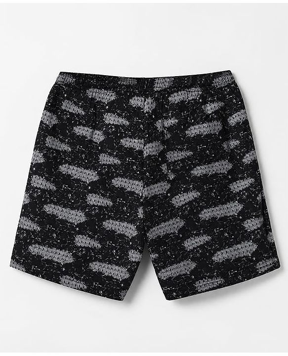 Pine Kids Cambric Woven Boxer With Print Pack of 2 - Blue Black
