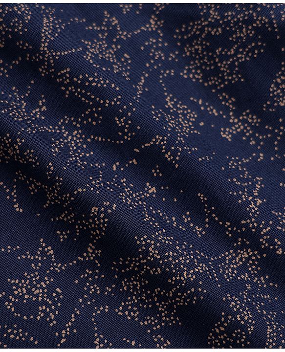 Pine Kids Cambric Woven Boxers With Polka Dot Print Pack of 2 - Navy Blue Black