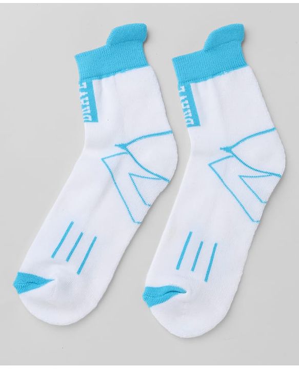 Pine Kids Cotton Knit Ankle Length Socks With Geometric Print Pack of 3 - Navy Blue & Yellow