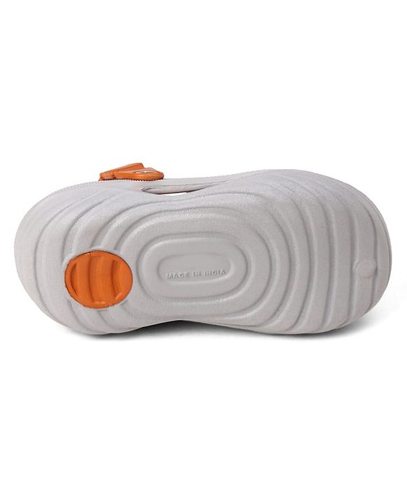Pine Kids Solid Backstrap Closure Clogs - Grey
