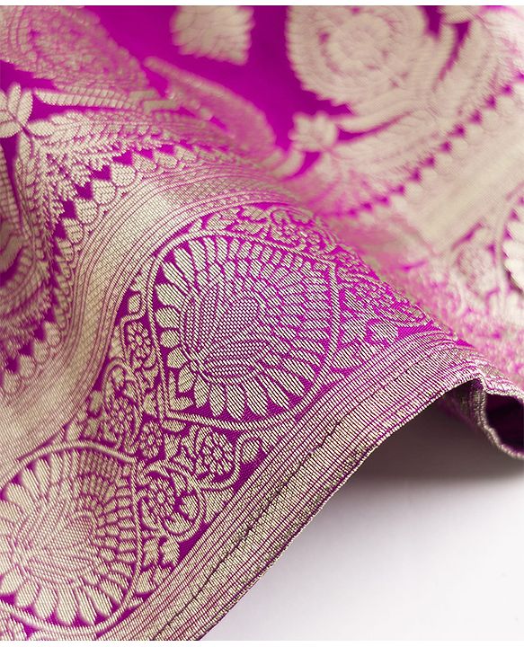 Babyhug Brocade Woven Three-Fourth Sleeves Paisley Printed Choli & Lehenga Set With Dupatta - Wine