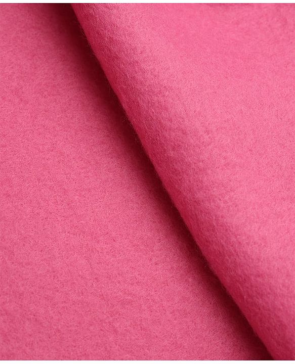 Babyhug Cotton Blend Heavy Gauge Warm Fleece Full Sleeves Solid Sweatshirt - Pink