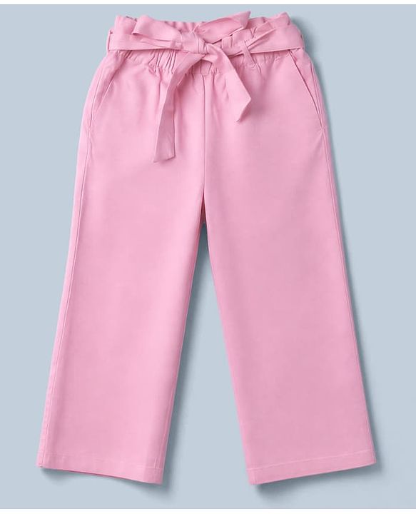 Pine Kids Single Jersey Knit Sleeveless Floral Printed Top & Pant Set - Pink