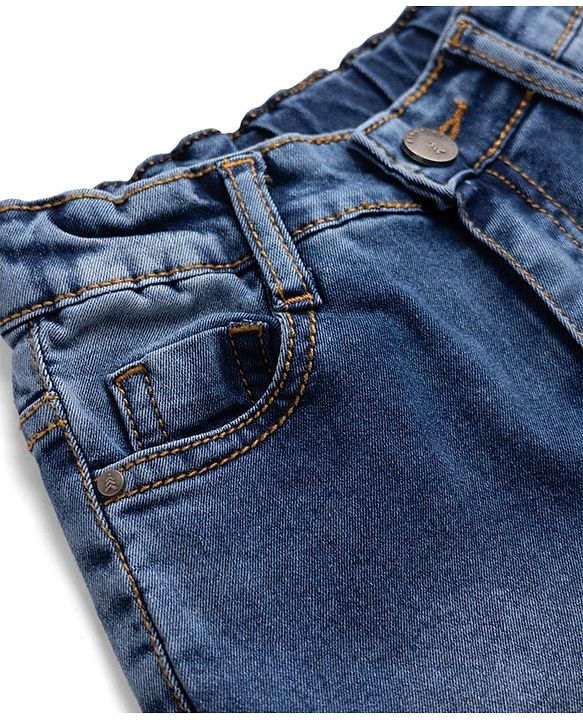 Pine Kids Denim Woven Full Length Jeans in Blue