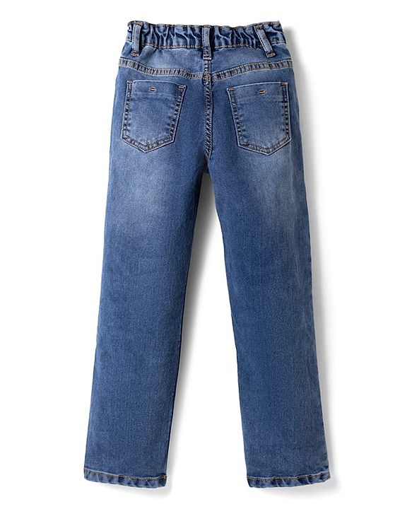 Pine Kids Denim Woven Full Length Jeans in Blue