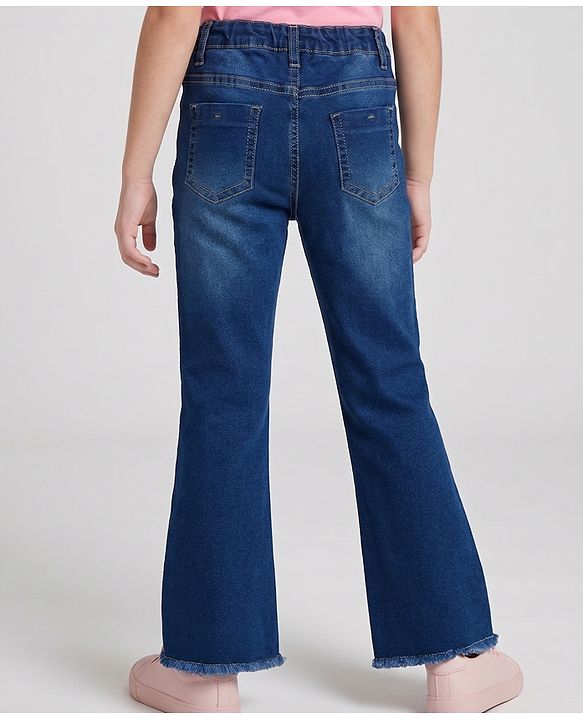 Pine Kids Denim Woven Full Length Jeans - Blue