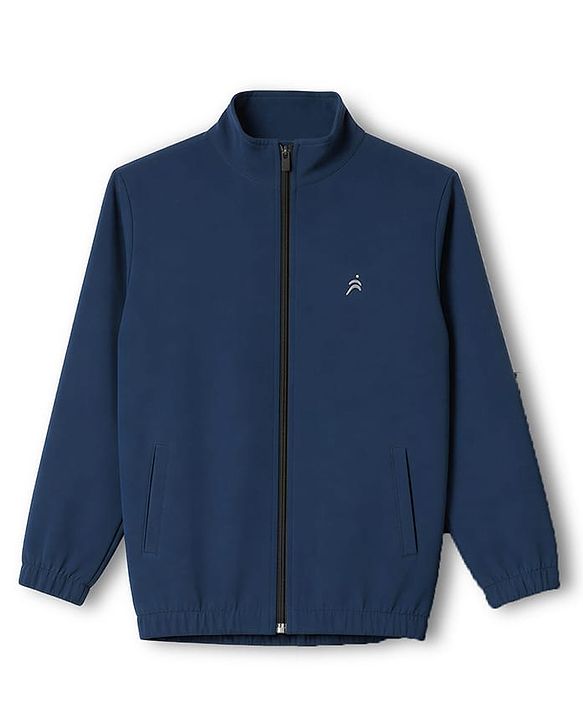 Pine Active Woven Ultra Light Woven Full Sleeves Tracksuit - Navy Blue