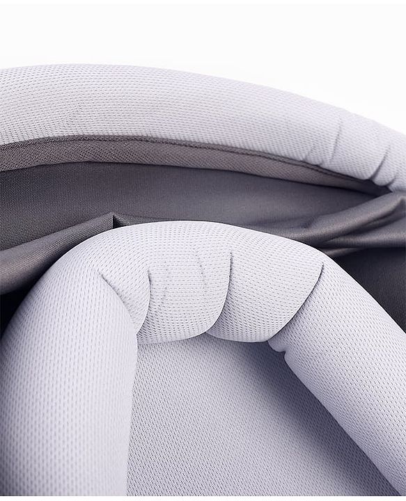 Babyhug Cloud Cradle 3-in-1 Baby Carry Cot  White Grey| Rocker & Baby Seat| Safety Harness| Adjustable Canopy| Lightweight Portable Design| Removable & Washable Cover| 015 Months