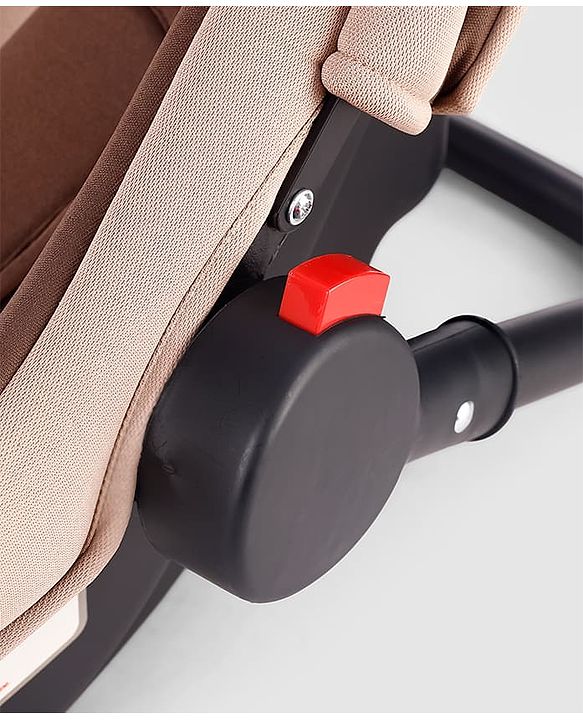 Babyhug Cloud Cradle 3-in-1 Baby Carry Cot  White Grey| Rocker & Baby Seat| Safety Harness| Adjustable Canopy| Lightweight Portable Design| Removable & Washable Cover| 015 Months