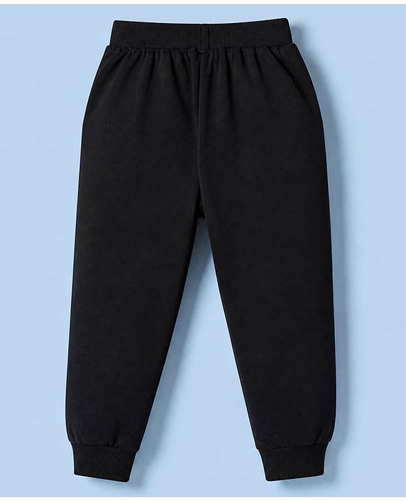 Babyhug Disney 100% Cotton Terry Knit Full Sleeves Sweatshirt and Pant Mickey Mouse Print in White