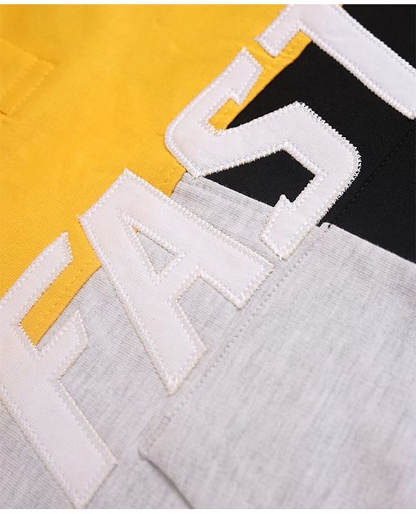 Pine Kids 100% Cotton Knit Full Sleeves Sweatshirt with Fast Print in Yellow
