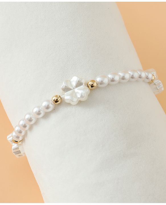 Babyhug Free Size Jewellery Set for Girls - Off White