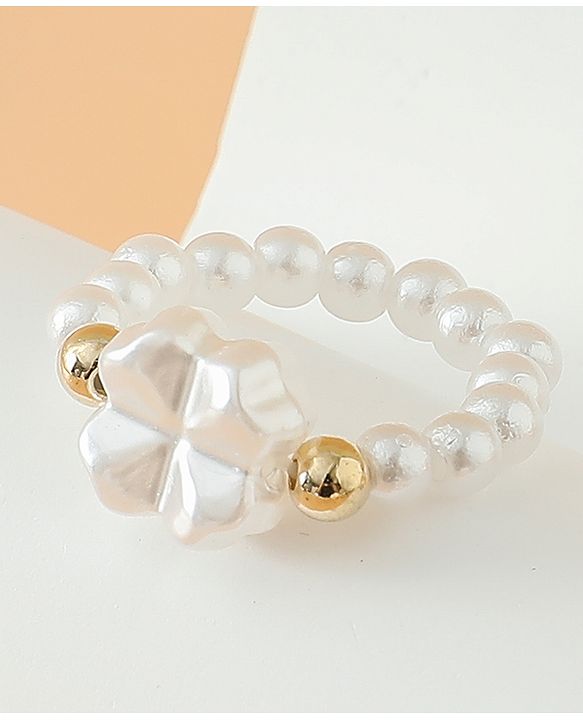 Babyhug Free Size Jewellery Set for Girls - Off White