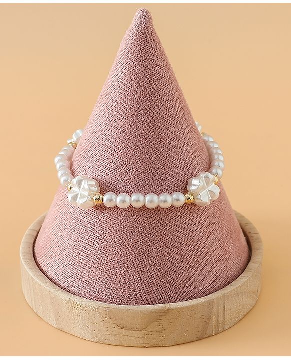 Babyhug Free Size Jewellery Set for Girls - Off White