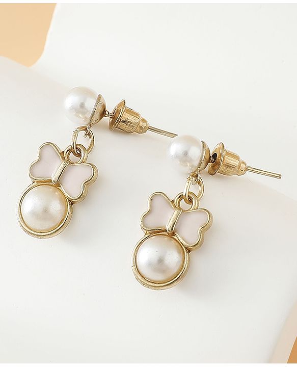 Pine Kids Free Size Beaded Jewellery Set - Off White