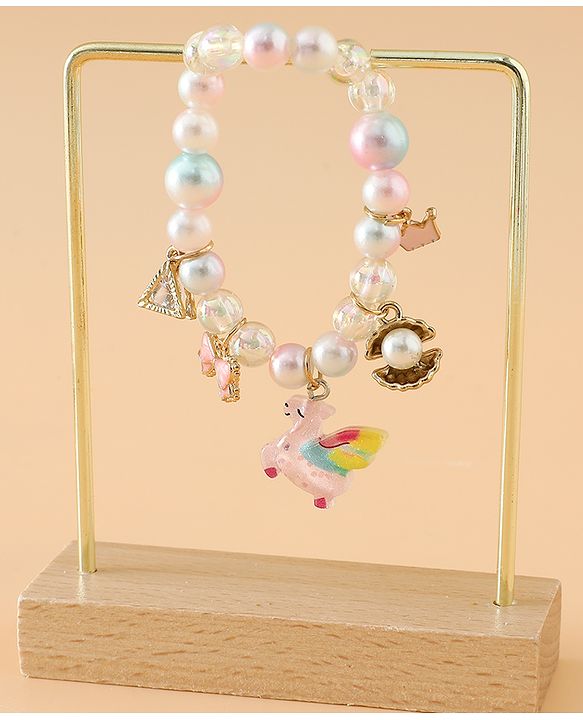 Babyhug Free Size Bracelets for Girls - White